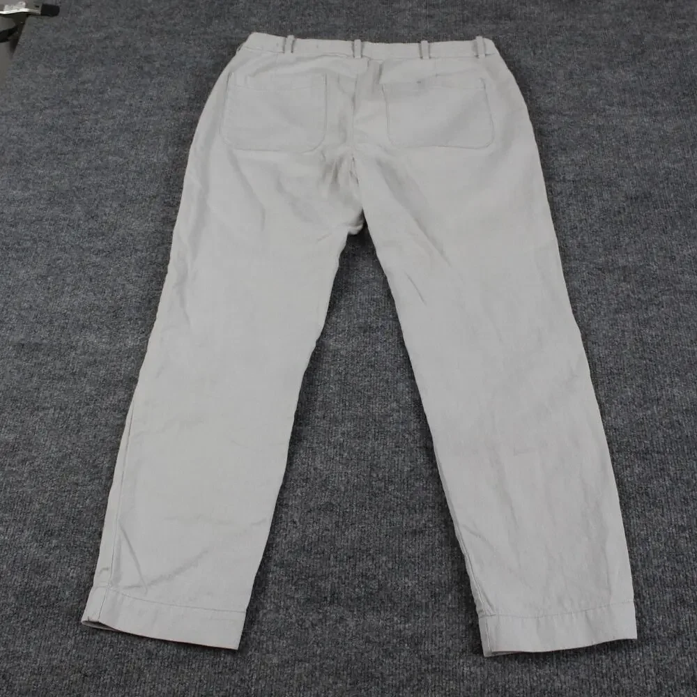 Outerknown Pants Mens 30 Nomad Chino Gray Button Fly Stretch Casual Workwear